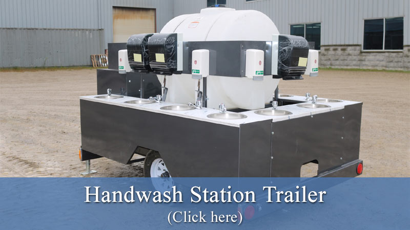 Hand Wash Station Trailer - Click here